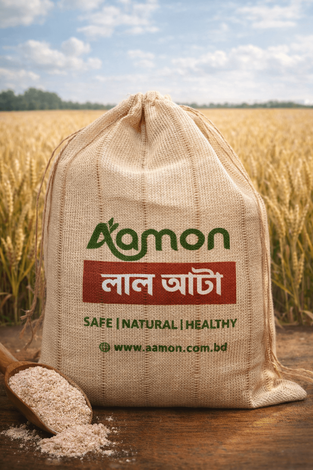 লাল আটা Whole Wheat Flour (৩ কেজি)